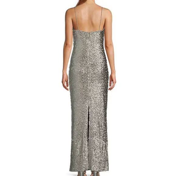 Antonio MelaniReese Sequin Square Neck Sleveless Maxi A-Line 
PP12-10
PP13-8 - Picture 2 of 5